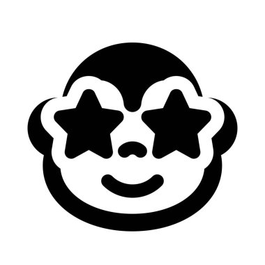 Maymun gözlerinde takılı kalmış bir yıldız.