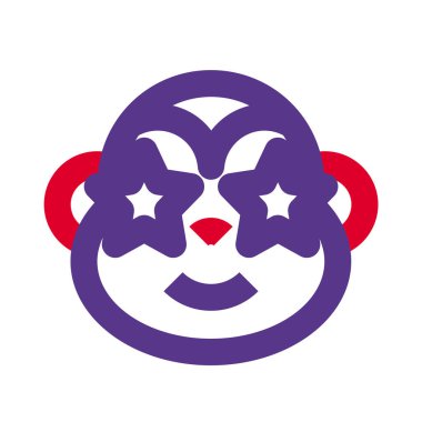 Maymun gözlerinde takılı kalmış bir yıldız.