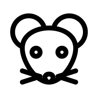 Sosyal medya için fare veya fare resimli ifade