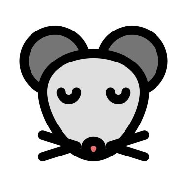 Sohbet için üzgün surat resmi fare emojisi