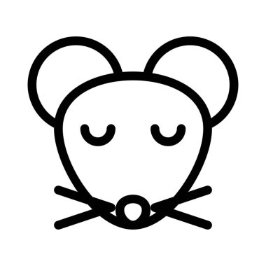 Sohbet için üzgün surat resmi fare emojisi