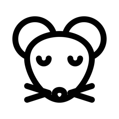 Sohbet için üzgün surat resmi fare emojisi