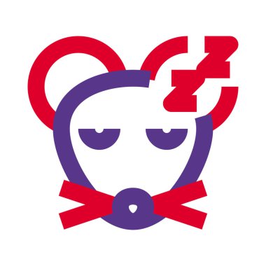 İnternette paylaşılan emoji resimli uyuyan fare