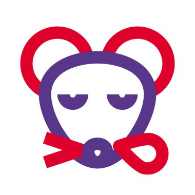 Fare burundan ter damlalarıyla horluyor.