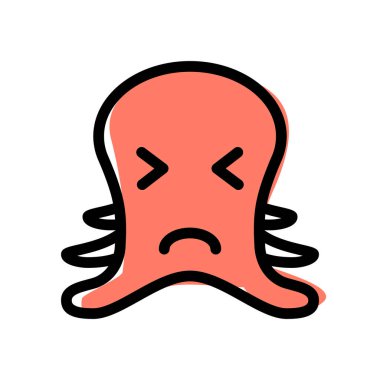 ahtapot internetten paylaşılan emojiyi kısarken kaşlarını çattı