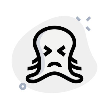 ahtapot internetten paylaşılan emojiyi kısarken kaşlarını çattı