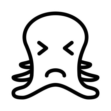 ahtapot internetten paylaşılan emojiyi kısarken kaşlarını çattı