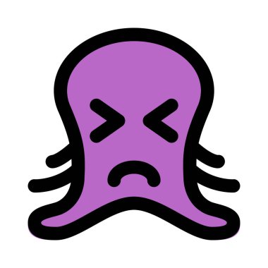 ahtapot internetten paylaşılan emojiyi kısarken kaşlarını çattı