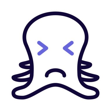 ahtapot internetten paylaşılan emojiyi kısarken kaşlarını çattı