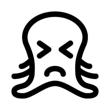 ahtapot internetten paylaşılan emojiyi kısarken kaşlarını çattı