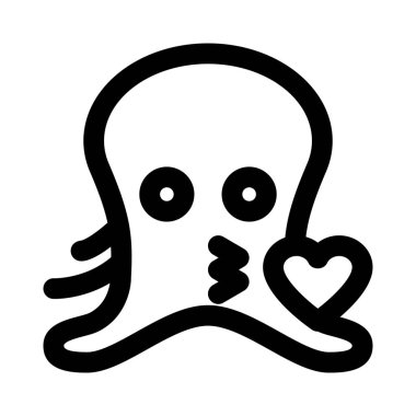 ahtapot bir öpücük resmi temsil simgesini üfledi