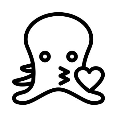 ahtapot bir öpücük resmi temsil simgesini üfledi