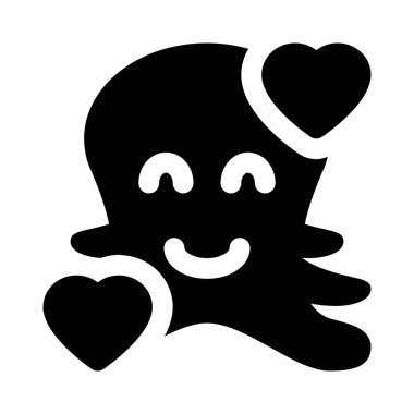 Gülen ahtapot ve kalp yüz ifadeleri etrafında dönüyor.