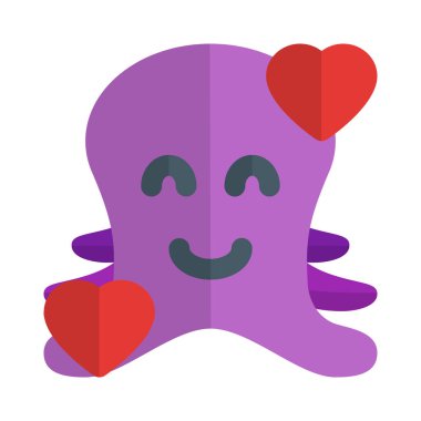 Gülen ahtapot ve kalp yüz ifadeleri etrafında dönüyor.