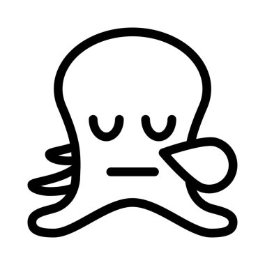 ahtapot burnundan ter damlayarak horluyor.