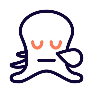 ahtapot burnundan ter damlayarak horluyor.