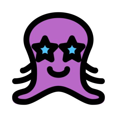 Ahtapot simgesine takılıp kalmış bir yıldız