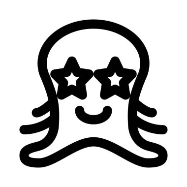 Ahtapot simgesine takılıp kalmış bir yıldız