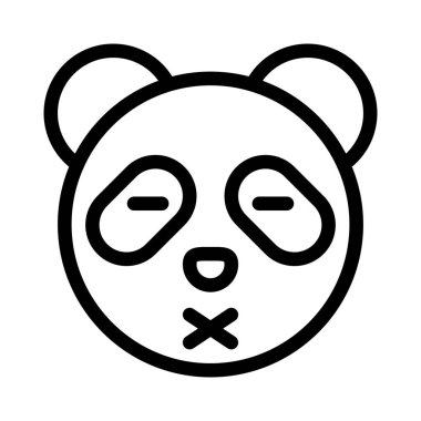 Gözleri kapalı gülümseyen panda sosyal medyada paylaşılıyor