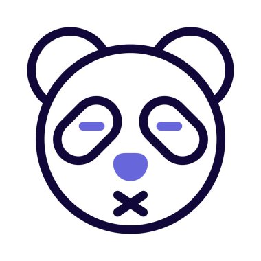 Gözleri kapalı gülümseyen panda sosyal medyada paylaşılıyor