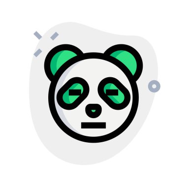 Sosyal medyada gözleri kapalı bir panda paylaşımı