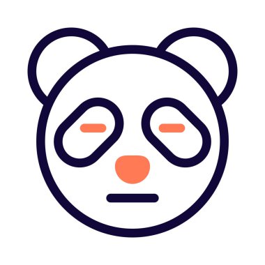 Sosyal medyada gözleri kapalı bir panda paylaşımı