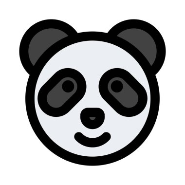 Panda resimli sohbet simgesi haberci üzerinde