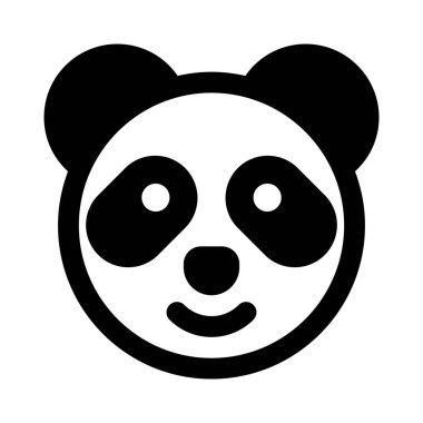 Panda resimli sohbet simgesi haberci üzerinde