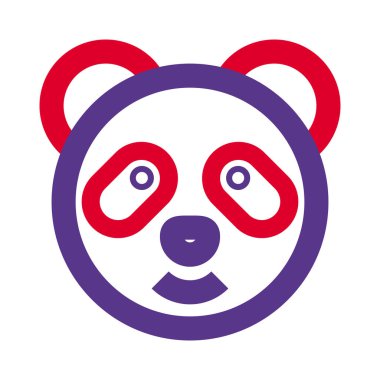 Panda resimli sohbet simgesi haberci üzerinde