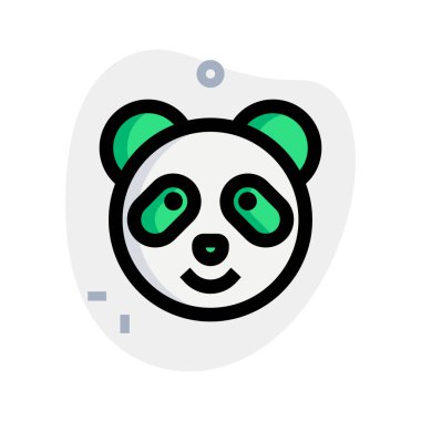 Panda resimli sohbet simgesi haberci üzerinde