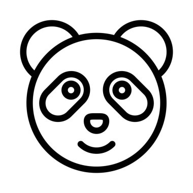 Panda resimli sohbet simgesi haberci üzerinde