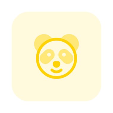 Panda resimli sohbet simgesi haberci üzerinde