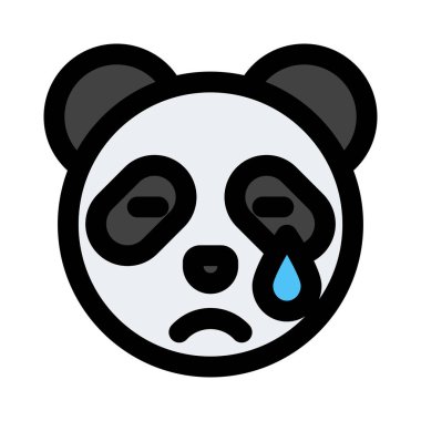 Panda gözyaşları içinde ağlıyordu.