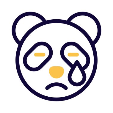 Panda gözyaşları içinde ağlıyordu.