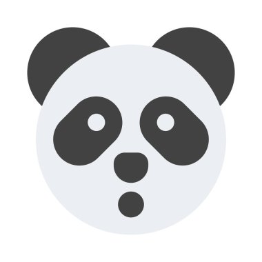 Şok ifadesi, ağzı açık panda ifadesi.