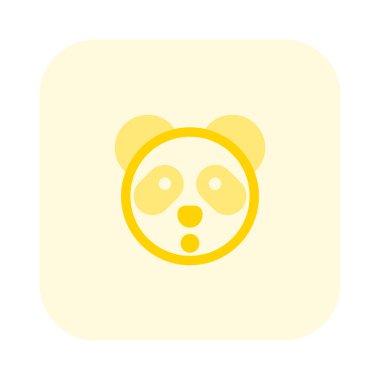 Şok ifadesi, ağzı açık panda ifadesi.