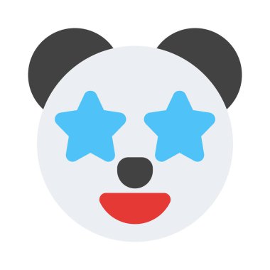 Pandanın gözlerine takılmış bir yıldız.