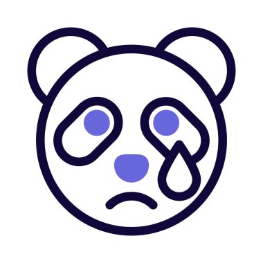 Panda gözyaşları içinde ağlıyordu.