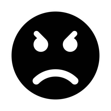 kızgın ve öfkeli yüz ifadesi düzeni