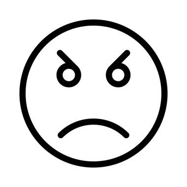 kızgın ve öfkeli yüz ifadesi düzeni