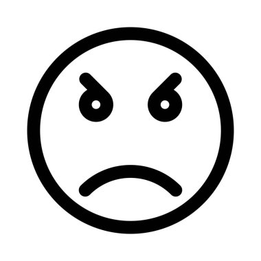 kızgın ve öfkeli yüz ifadesi düzeni