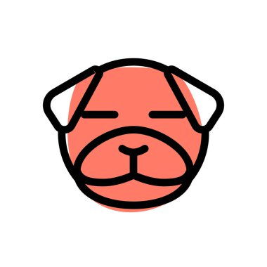 pug dog ve gözleri kapalı duygu simgesi sosyal medyada paylaşıldı