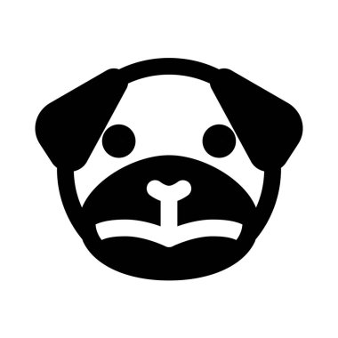 Üzgün pug dog somurtkan resim temsilcisi sohbet simgesi