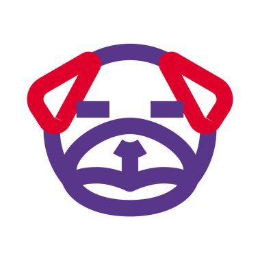 Tarafsız köpek suratı, gözleri kapalı emoji.