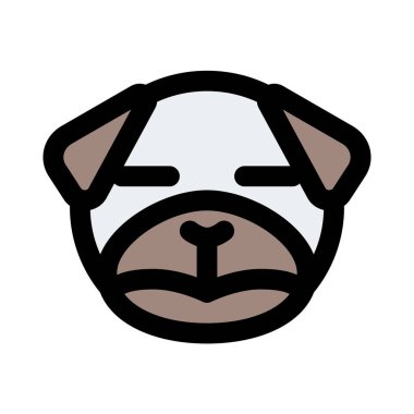 Tarafsız köpek suratı, gözleri kapalı emoji.