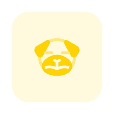 Tarafsız köpek suratı, gözleri kapalı emoji.