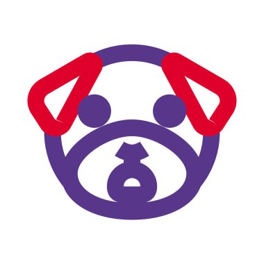 Şok ifadesi boksör köpek ifadesi geniş ağızlı.