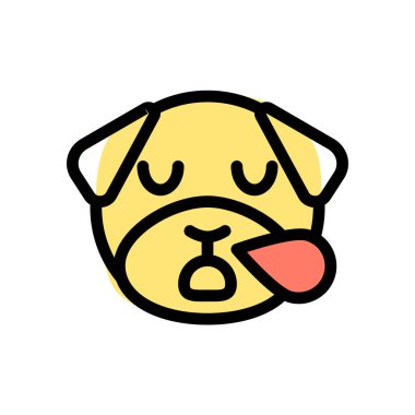 Köpeğin burnu ter içinde horluyor.