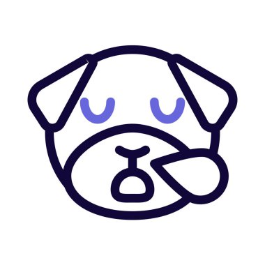 Köpeğin burnu ter içinde horluyor.