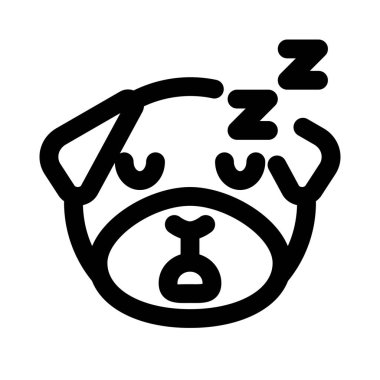 Ulakta paylaşılan horlayan pug köpeği